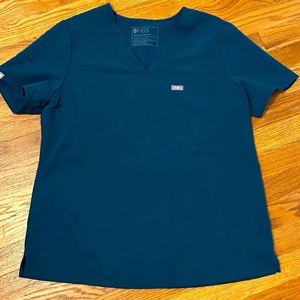 Figs Catarina scrub top single pocket size L
